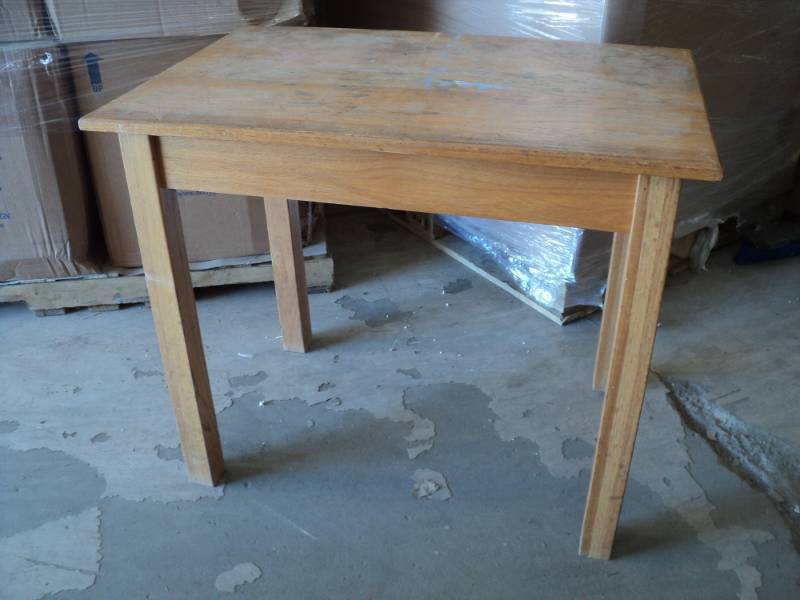 lot 328 image: Wood Table 36 x 24 x 30...