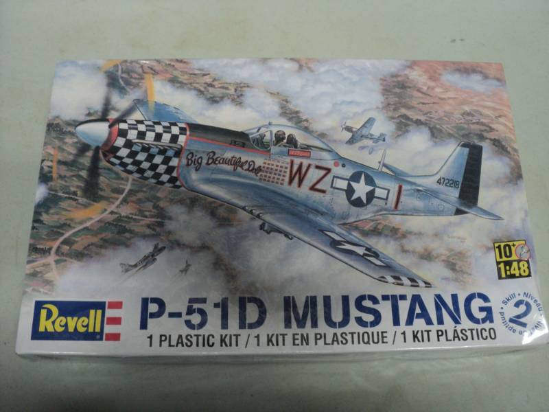 lot 1 image: Revell P-5-ID Mustang Kit...