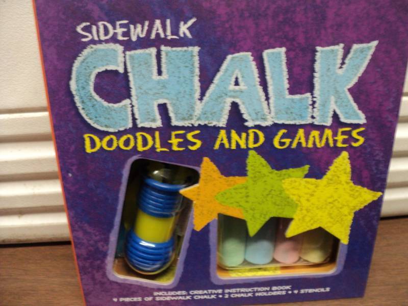 lot 47 image: Sidewalk Chauk  Doodles and Games...