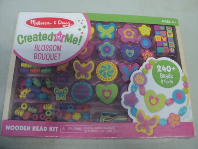 lot 51 image: Blossom Bouquet- wooden bead set ...