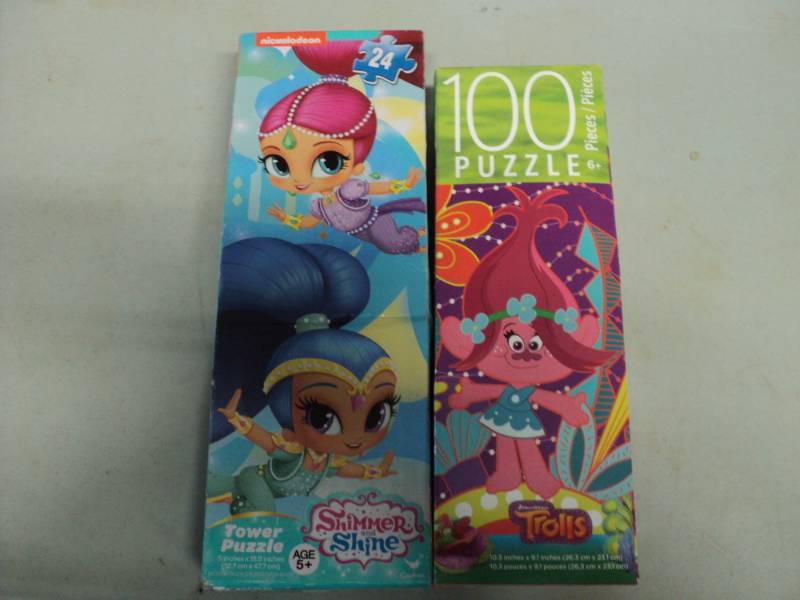 lot 72 image: Shimmer and Shine Tower Puzzle and ...