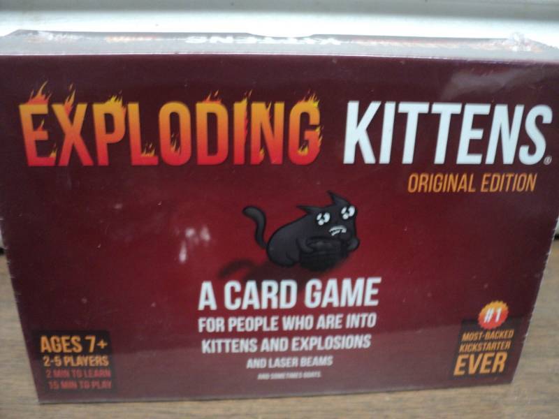 lot 89 image: Exploding Kittens Card Game...