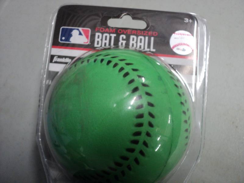 lot 155 image: Foam Oversized Bat and Ball...