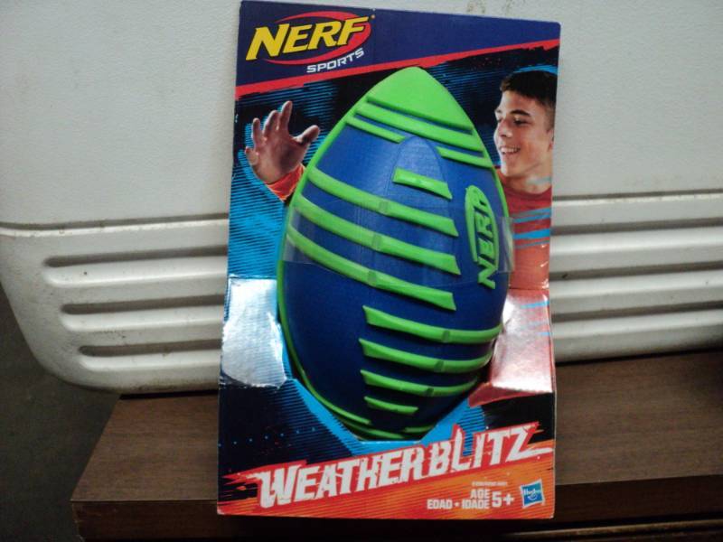 lot 160 image: NERF Weatherblitz Football...
