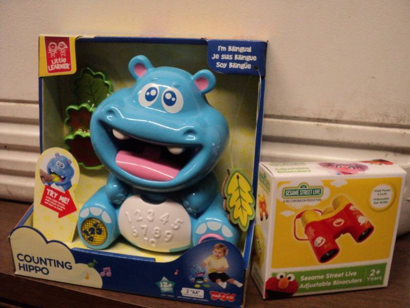lot 183 image: Counting Hippo and Sesame Street Bi...