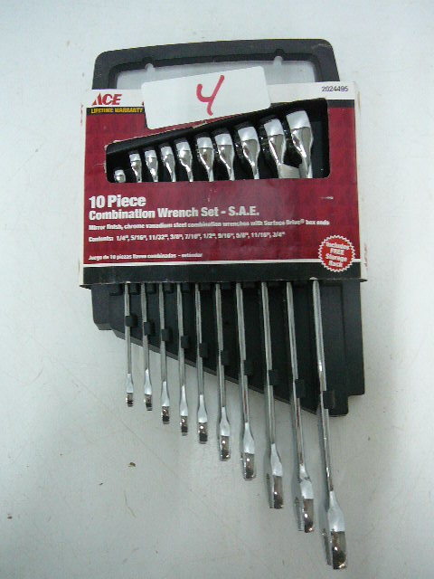10pc Combination Wrench Set - S.A.E