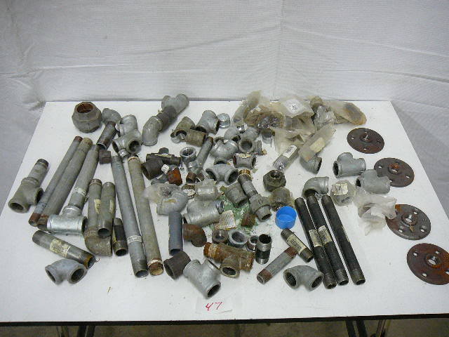 Galvanized Black Pipe Nipples & Fittings