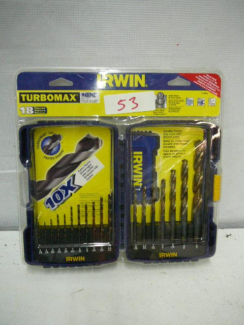 Irwin 18pc Turbo Max Bits