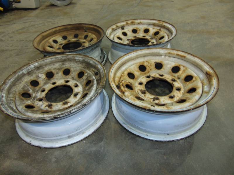 (4) 8 Bolt Trailer Rims