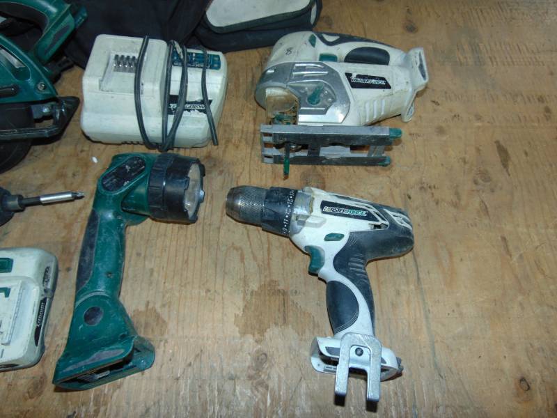 18 Volt Master Force Cordless Tool Set With Bag