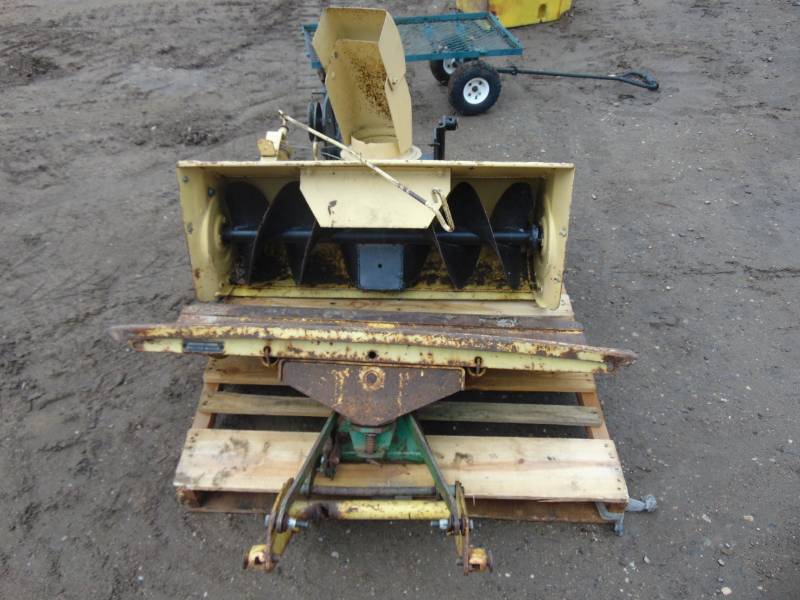 John Deere Snow Blower and Push Blade
