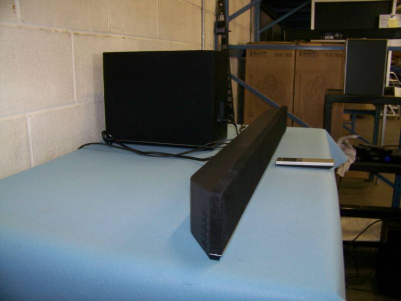 lot 7 image: Vizio, Home TheaterTelevision Audio Soundbar with Wireless Subwoofer  Sub, Bluetooth Connectivity and Remote Control
