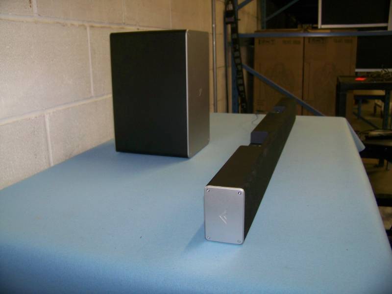 lot 8 image: Vizio, Home TheaterTelevision Audio Soundbar with Wireless Subwoofer  Sub, Bluetooth Connectivity and Remote Control