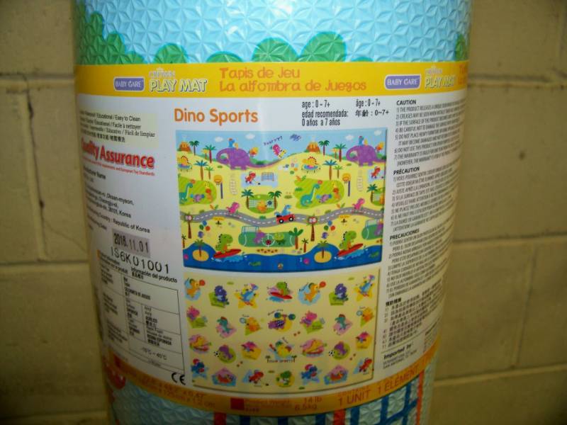lot 48 image: Baby Care  Crown, Dino Sports, Baby  Infant Play Mat - NEW in Original Plastic and Original Box