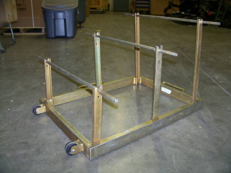 lot 98 image: Music Supply Co., Easy-Kary, 3-Tier, Wire  Cable Reel Holder and Cart with Wheels