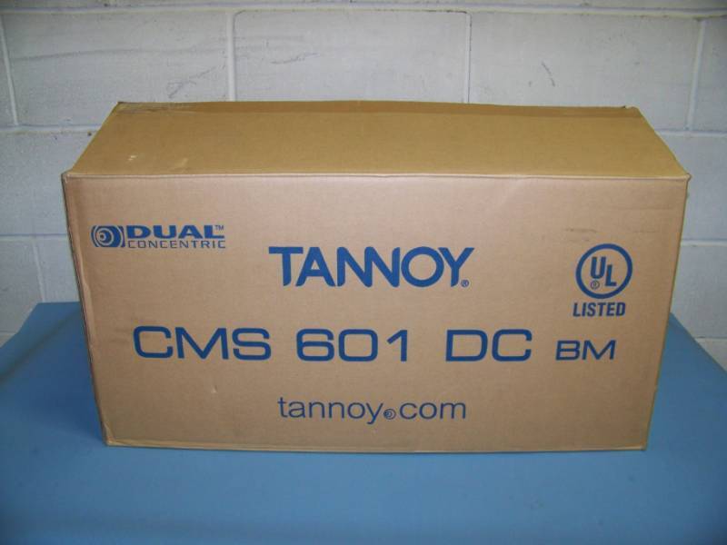 lot 63 image: (Pair) Tannoy, CMS 601 DC BM, Ceiling Monitor Systems  Speakers in Original Box