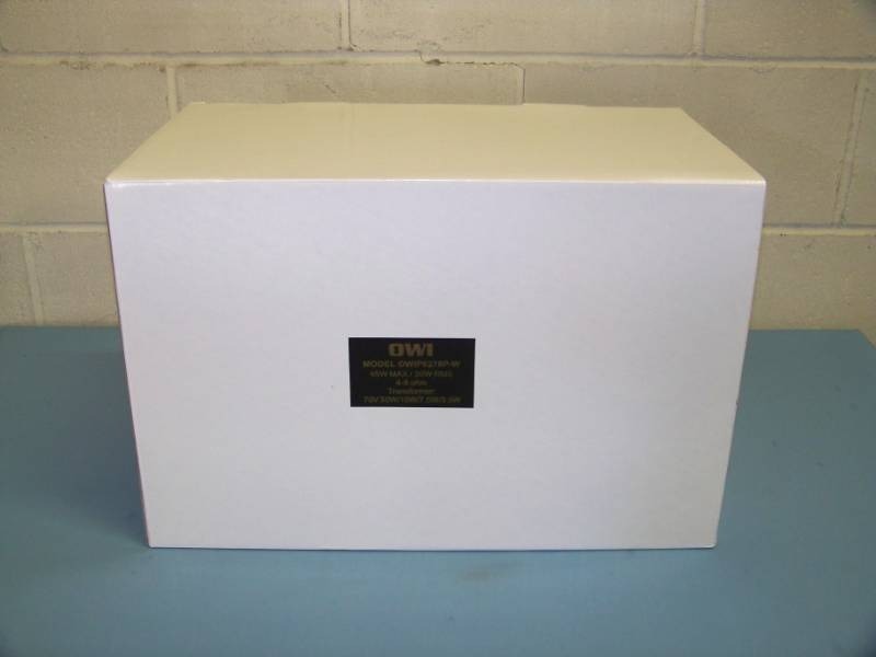 lot 67 image: (Pair) OWI, Indoor  Outdoor, Commercial-Grade, Audio Speakers with Mounting Brackets - NEW in Original Box