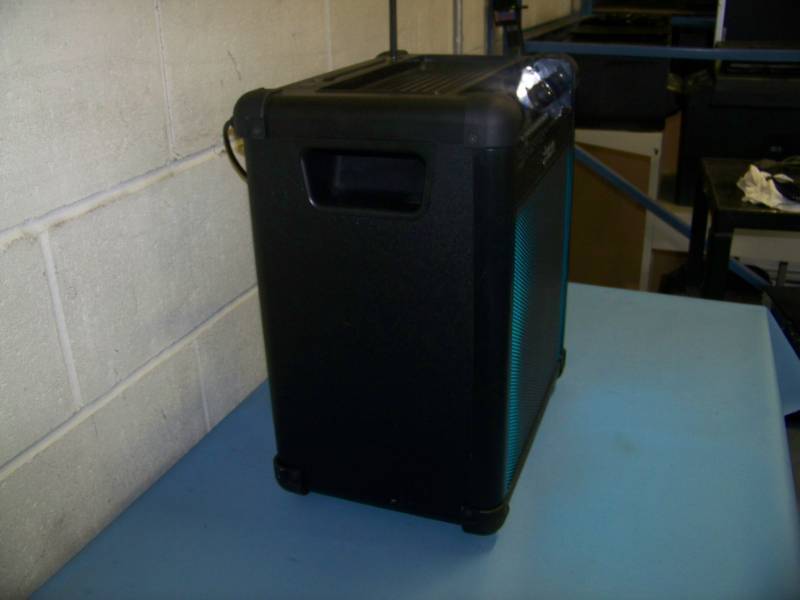 lot 45 image: ION, Block Rocker Max, Portable, Wireless Loudspeaker  Speaker with Bluetooth and Front Display Lighting