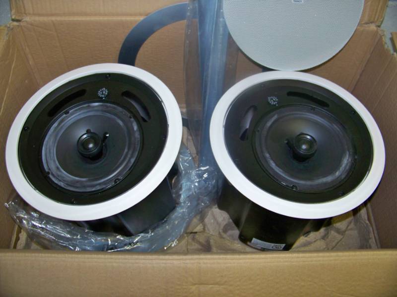 lot 65 image: (Pair) Tannoy, CVS6, In-Ceiling Speakers in Original Box
