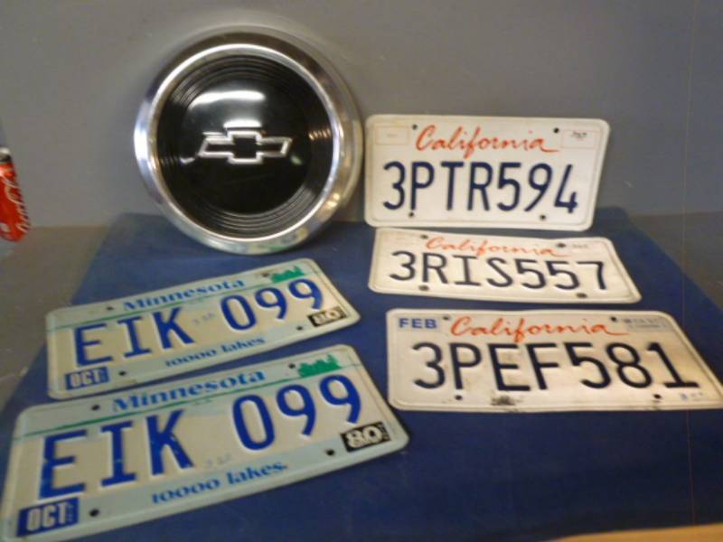 lot 73 image: License Plates