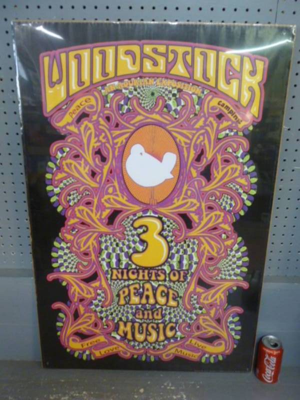 lot 114 image: Woodstock Poster