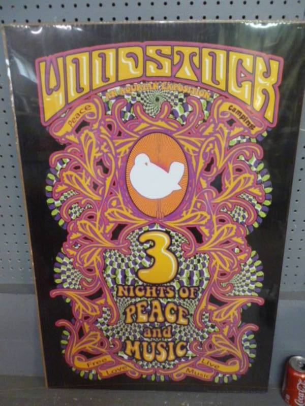 lot 115 image: Woodstock Poster