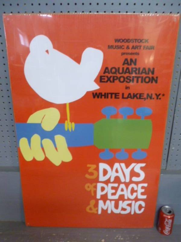 lot 116 image: Woodstock Poster
