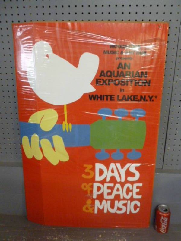lot 117 image: Woodstock Poster