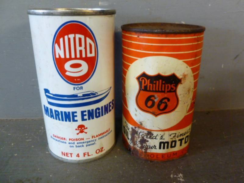 lot 119 image: Vintage Oil Cans