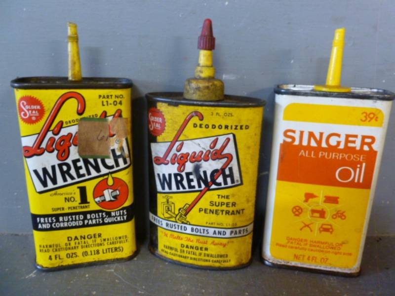 lot 124 image: Vintage Oil Cans