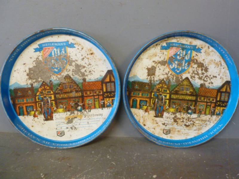 lot 133 image: Vintage Beer Trays
