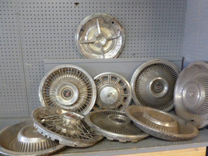 lot 159 image: Vintage Hub Caps