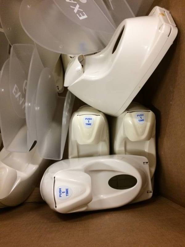lot 3 image: Huge Lot Ecolab Bacti-foam with Aloe Vera Healthcare Personnel Hand Wash and Lot of Soap Dispensers