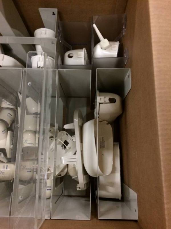 lot 12 image: Large Lot Of Sanitizer Dispensers, Soap Dispensers & Plastic Glove Dispensers - Excellent Condition