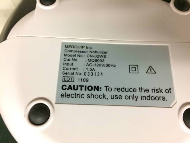 lot 19 image: Medquip Pediatric Panda Compressor Nebulizer