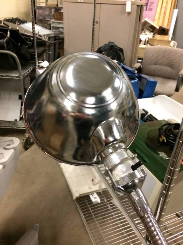 lot 45 image: Steel Gooseneck Lamp