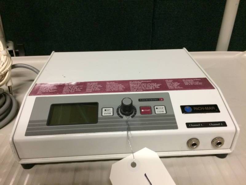 lot 5 image: Richmar Theramini 2 Model TM 2 Muscle Stimulator For Muscle Relaxation, Increasing Range Of Motion & Increase Blood Circulation - Excellent Working Condition