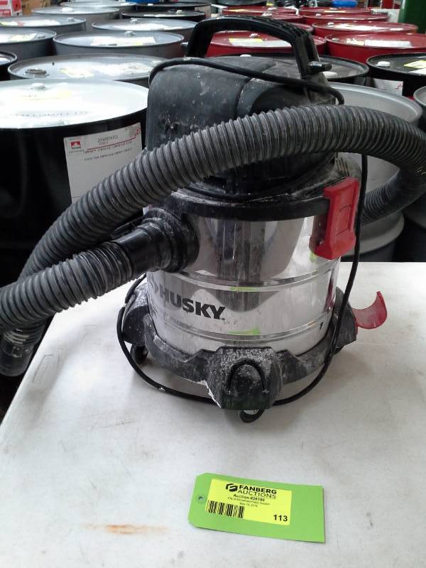 lot 113 image: Husky Canister Vacuum