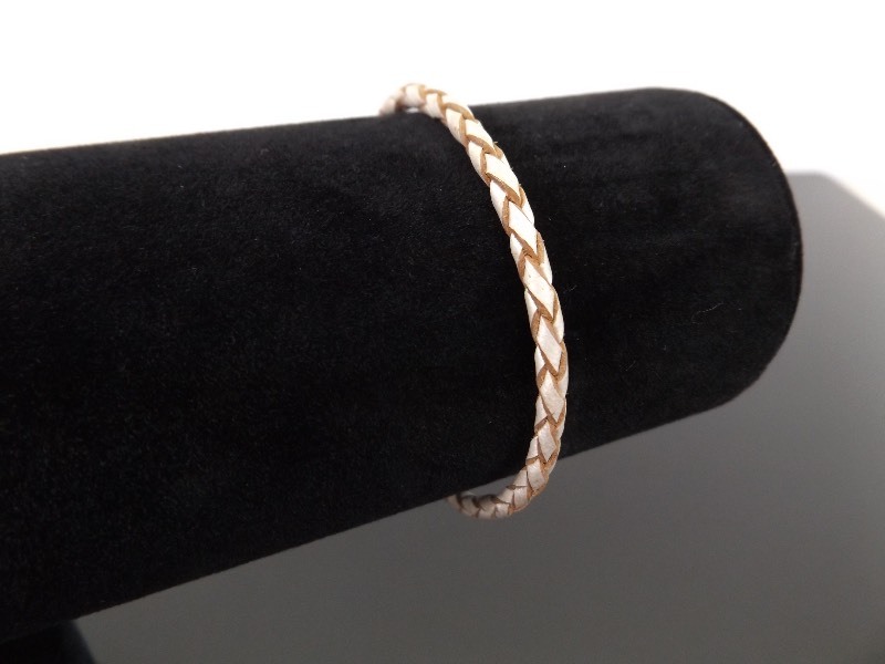 .925 Sterling Silver Pandora Leather 7.25 Bracelet