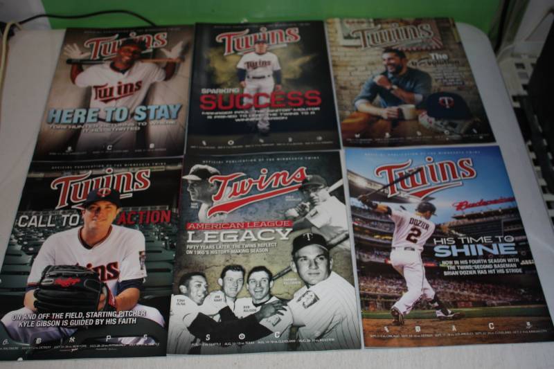 lot 68 image: Minnesota Twins Programs 2015 Complete Run