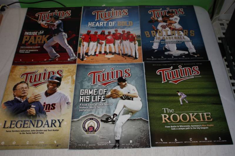lot 69 image: Minnesota Twins Programs 2016 Complete Run