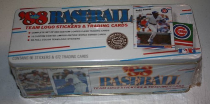 lot 75 image: 1988 Fleer Glossy Factory Sealed Set