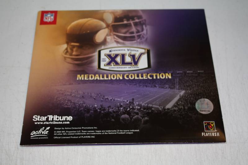 2005 Minnesota Vikings Star Tribune Medallion Collection Set, Pop Culture  Archives, Premium Collectibles Auction, April 2019