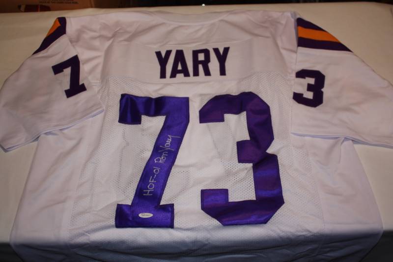 lot 83 image: Tristar Hidden Treasures Ron Yary Jersey Autograph