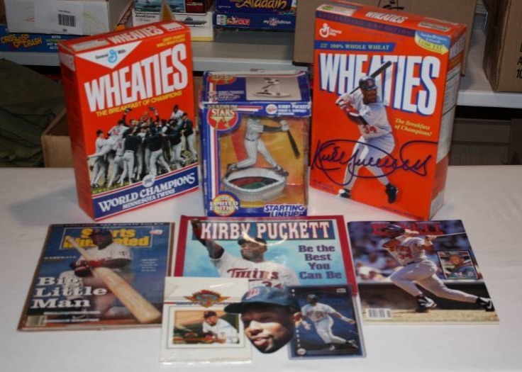 lot 88 image: Kirby Puckett Collectors Lot of 9