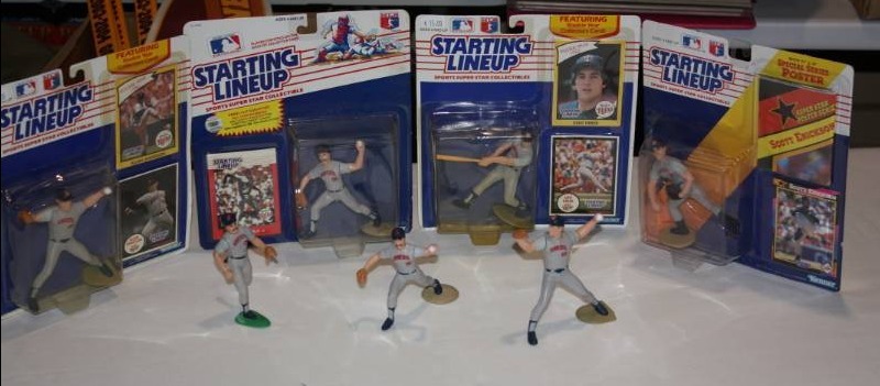 lot 89 image: Lot of 7 Minnesota Twins Starting Lineup Figures