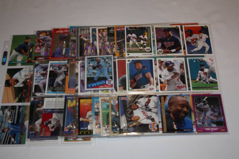 lot 99 image: Lot of 100 Different Kirby Puckett Cards Includes Rookie