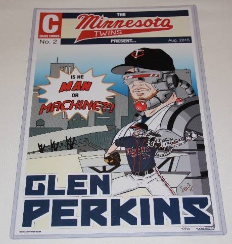 lot 103 image: Glen Perkins 17x11 Print Numbered to 40 Signed By Artist
