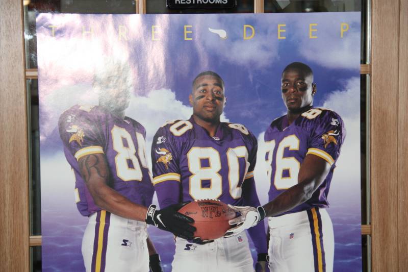 Vikings receivers Cris Carter and Randy Moss torched defenses