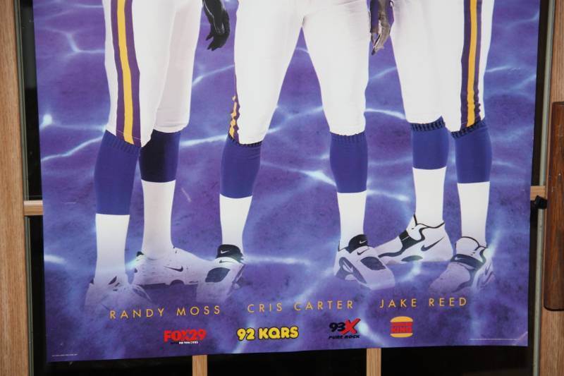 2000 Minnesota Vikings Big Three poster - Cris Carter, Randy Moss